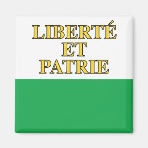Aimant Drapeau du canton de Vaud, Suisse
