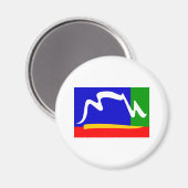 Aimant Drapeau du Cap Afrique du Sud (Recto/Verso)