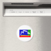 Aimant Drapeau du Cap Afrique du Sud (In Situ (Lave-vaisselle))