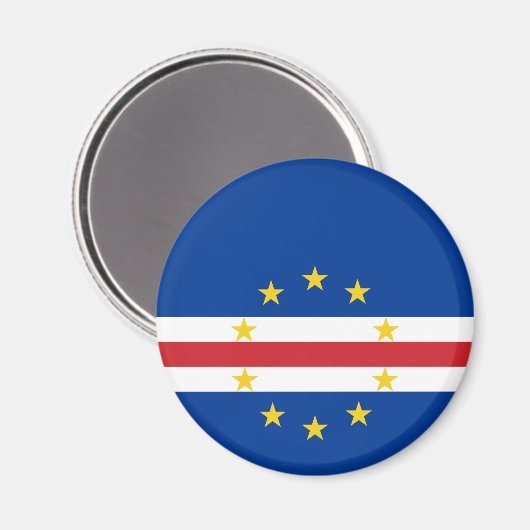 Aimant Drapeau du Cap-Vert (Recto/Verso)