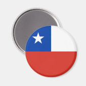 Aimant Drapeau du Chili (Recto/Verso)