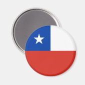 Aimant Drapeau du Chili (Recto/Verso)