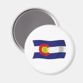 Aimant Drapeau du Colorado (Recto/Verso)