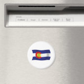 Aimant Drapeau du Colorado (In Situ (Lave-vaisselle))