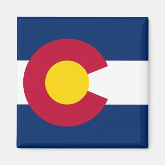 Aimant Drapeau du Colorado (Devant)