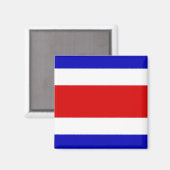 Aimant Drapeau du Costa Rica (Recto/Verso)