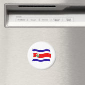 Aimant Drapeau du Costa Rica (In Situ (Lave-vaisselle))