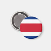 Aimant Drapeau du Costa Rica (Recto/Verso)