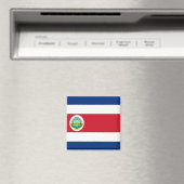 Aimant drapeau du Costa Rica (In Situ (Lave-vaisselle))