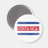 Aimant Drapeau du Costa Rica (Recto/Verso)