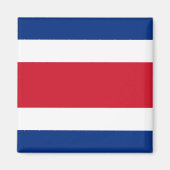Aimant Drapeau du Costa Rica (Devant)