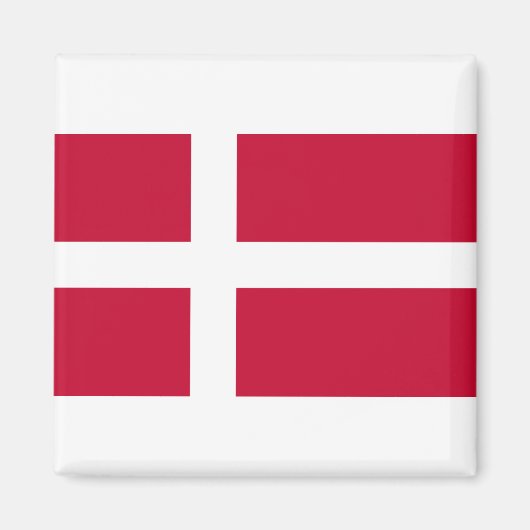 Aimant Drapeau du Danemark (Devant)