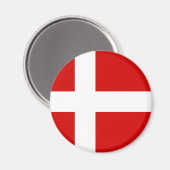Aimant Drapeau du Danemark (Recto/Verso)