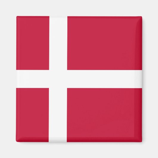Aimant Drapeau du Danemark (Devant)