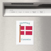 Aimant Drapeau du Danemark Thunder_Cove (In Situ (Lave-vaisselle))