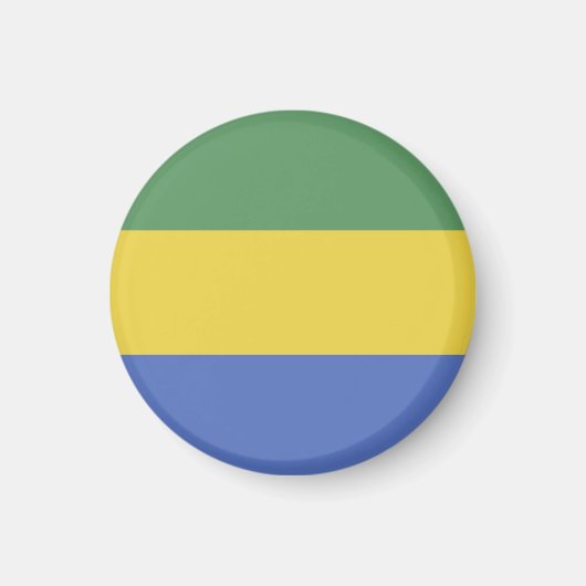 Aimant Drapeau du Gabon (Devant)