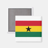 Aimant Drapeau du Ghana (Recto/Verso)