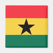 Aimant Drapeau du Ghana (Devant)