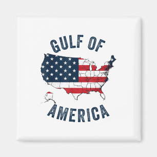 Aimant Drapeau Du Golfe Des États-Unis D'Amérique Drôle G