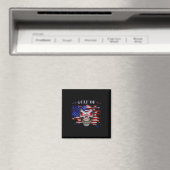 Aimant Drapeau Du Golfe Des États-Unis Funny Usa 10 (In Situ (Lave-vaisselle))