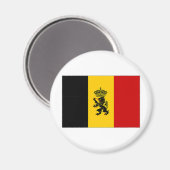 Aimant Drapeau du gouvernement belge (Recto/Verso)
