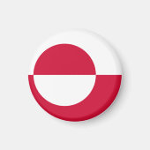 Aimant Drapeau du Groenland (Devant)