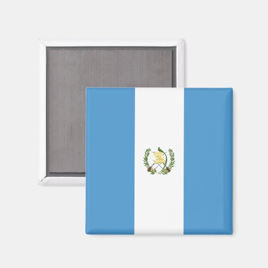 Aimant Drapeau du Guatemala (Recto/Verso)