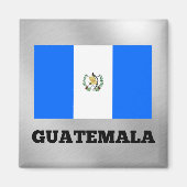 Aimant Drapeau du Guatemala (Devant)