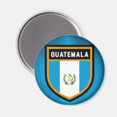 Aimant Drapeau du Guatemala (Recto/Verso)