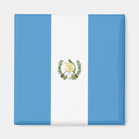 Aimant Drapeau du Guatemala (Devant)