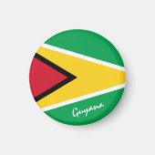 Aimant Drapeau du Guyana & Amérique du Sud - Amateurs de  (Devant)