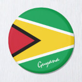 Aimant Drapeau du Guyana & Amérique du Sud - Amateurs de 