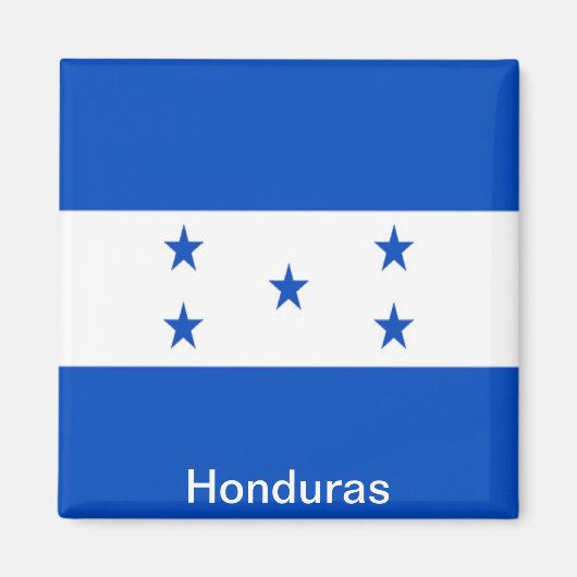 Aimant Drapeau du Honduras (Devant)