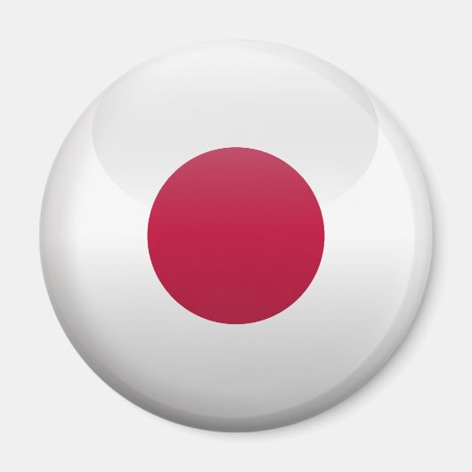 Aimant Drapeau du Japon (Devant)