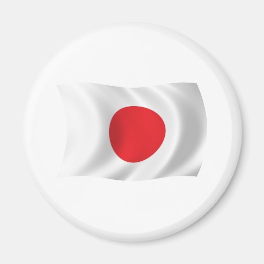 Aimant Drapeau du Japon (Devant)