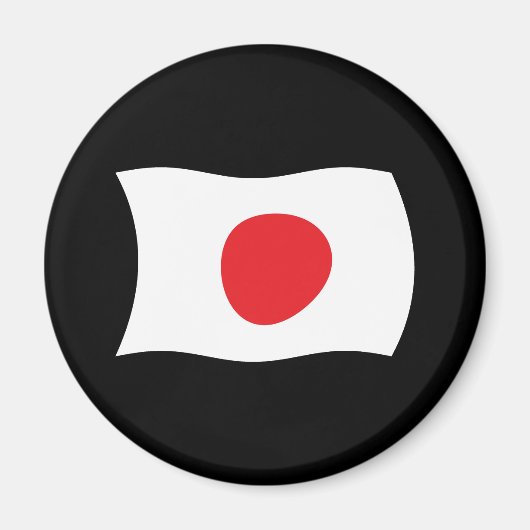 Aimant Drapeau du Japon (Devant)