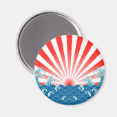 Aimant Drapeau du Japon - NIPPON (Recto/Verso)