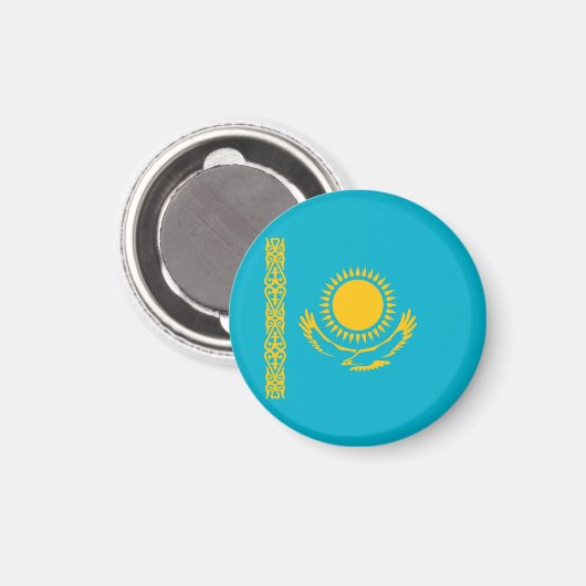 Aimant Drapeau du Kazakhstan (Recto/Verso)