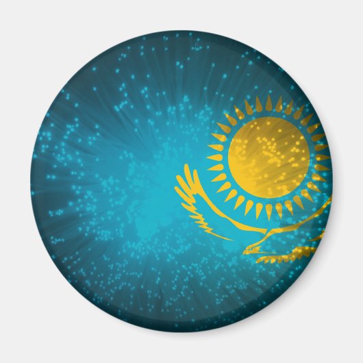 Aimant Drapeau du Kazakhstan (Devant)