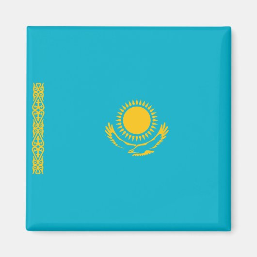 Aimant Drapeau du Kazakhstan (Devant)