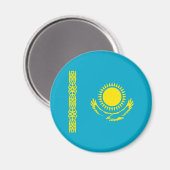 Aimant Drapeau du Kazakhstan (Recto/Verso)