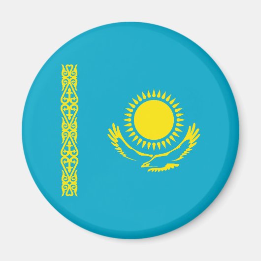 Aimant Drapeau du Kazakhstan (Devant)