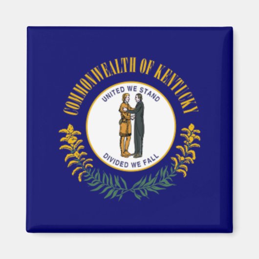Aimant Drapeau du Kentucky (Devant)