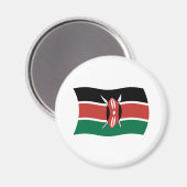 Aimant Drapeau du Kenya (Recto/Verso)