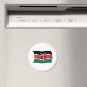 Aimant Drapeau du Kenya (In Situ (Lave-vaisselle))