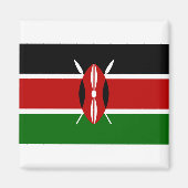 Aimant Drapeau du Kenya (Devant)