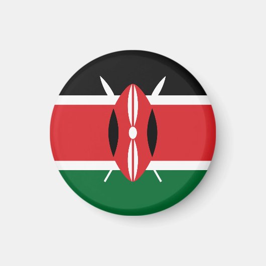 Aimant Drapeau du Kenya (Devant)