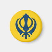 Aimant Drapeau du Khalistan (proposé) (Devant)