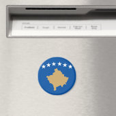 Aimant Drapeau du Kosovo (In Situ (Lave-vaisselle))