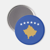 Aimant Drapeau du Kosovo (Recto/Verso)